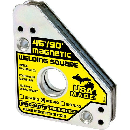 Magnetic Welding Squares, 3-3/4" L x 3/4" W x 4-3/8" H, 75 lbs. Auto Electric Service Ltd.