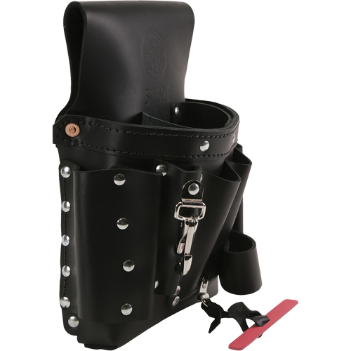 Extra-Capacity Tool Pouches, Multiple Tool Holder, Leather, 8 Pockets Auto Electric Service Ltd.