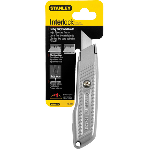 Fixed Blade Interlock&reg; Utility Knife, 5-1/2", Metal Blade Auto Electric Service Ltd.