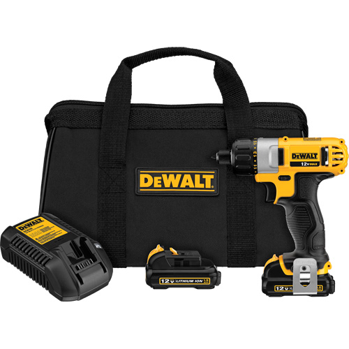 Ensemble de tournevis max, 1/4", 12 V, 160 UWO couple max., Lithium-ion bloc-pile Auto Electric Service Ltd.