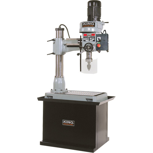 Radial Drilling Machine with Stand, 1/2" Chuck, 5 Speed(s), 19-5/8" W x 21-5/8" L, #3 Morse Auto Electric Service Ltd.