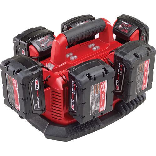 Chargeur de type s&eacute;quentiel pour six piles M18, 18 V, Lithium-ion Auto Electric Service Ltd.