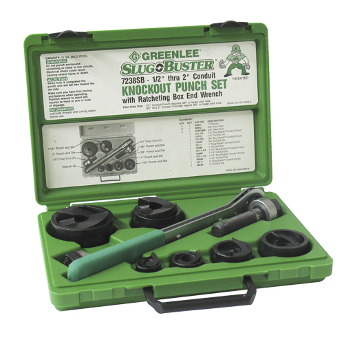 Ensemble de poinçonnage avec cliquet et poinçons SlugBuster Auto Electric Service Ltd.