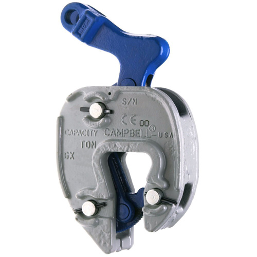 GX Plate Clamp with Chain Connector, 1000 lbs. (0.5 tons), 1/16" - 5/16" Jaw Opening Auto Electric Service Ltd.