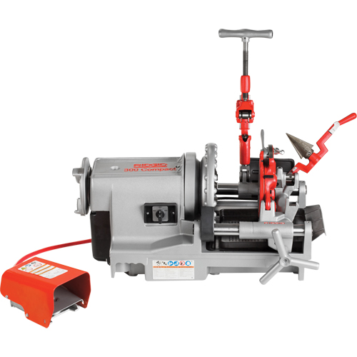 Compact Threading Machine # 300, 52 RPM, 1/2" - 2" Pipe Thread Auto Electric Service Ltd.