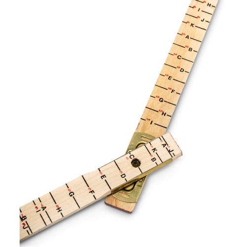 R&egrave;gle de maçon surdimensionn&eacute; Red End, 6' lo, Bois, Graduations de 1/16" Auto Electric Service Ltd.