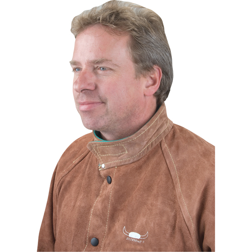 Welding Jacket, Leather, 4X-Large, Lava Brown Auto Electric Service Ltd.