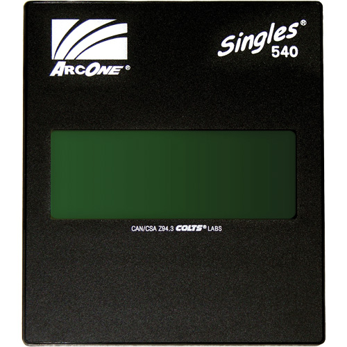 ArcOne&reg; Singles&reg; High Definition Auto-Darkening Welding Lens, 5" W x 4" H Viewing Area, For Use With ArcOne&reg; Auto Electric Service Ltd.