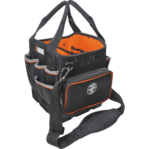Tradesman Pro Tool Tote, Ballistic Nylon, 40 Pockets, Black/Orange Auto Electric Service Ltd.