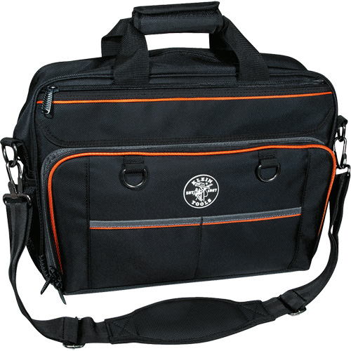 Tradesman Pro Tech Bag with Laptop Pocket, Polyester, 22 Pockets, Black/Orange Auto Electric Service Ltd.
