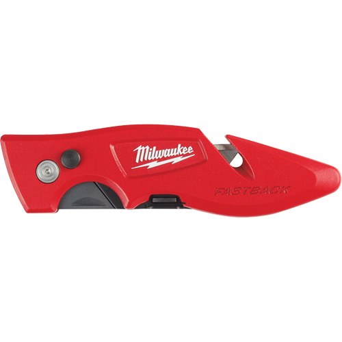 Fastback Flip Utility Knife, 2" Blade, Carbon Steel Blade, Metal Handle Auto Electric Service Ltd.