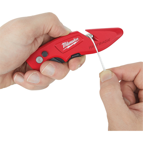 Fastback Flip Utility Knife, 2" Blade, Carbon Steel Blade, Metal Handle Auto Electric Service Ltd.