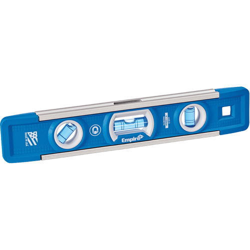 True Blue&reg; Torpedo Level, 9" L, Aluminum, 3 Vials, Magnetic Auto Electric Service Ltd.