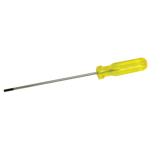 Tournevis &agrave; fente d'&eacute;lectricien, Tige de 5/32", Ronde, 9-1/2" lo, Prise en Plastique Auto Electric Service Ltd.