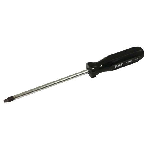 Tournevis &agrave; pointe carr&eacute;e, Tige de #4, Ronde, 9-3/4" lo, Prise en Plastique Auto Electric Service Ltd.