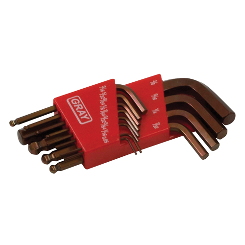 Short Ball End Hex Key Set, 13 Pcs., Imperial Auto Electric Service Ltd.