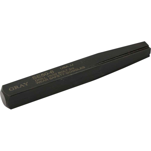 Straight Type Screw Extractor, 6, For Screw Size 3/4", Carbide Auto Electric Service Ltd.