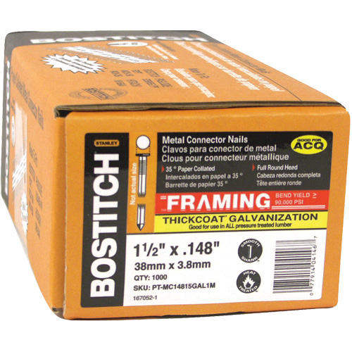 35° Angled Strapshot Metal Connector Nails Auto Electric Service Ltd.