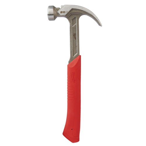 Curved Claw Smooth-Face Hammer, 20 oz., Solid Steel Handle, 14" L Auto Electric Service Ltd.