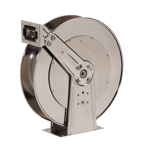 Stainless Steel Hose Reel, Single Hose, 10-1/2" W x 24" D x 25-3/8" H Auto Electric Service Ltd.