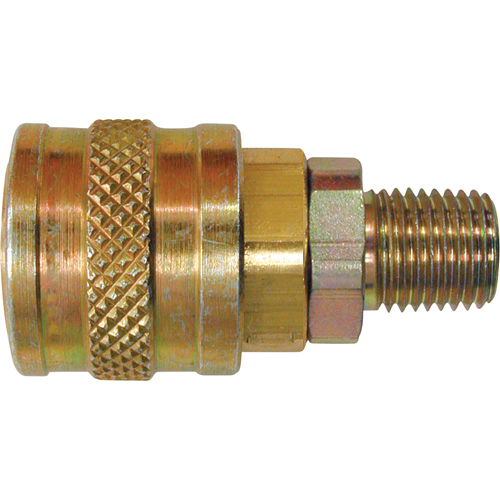 Raccords rapides - 1/4" industriel, &agrave; soupape/1 voie - Raccords automatiques, Laiton Auto Electric Service Ltd.