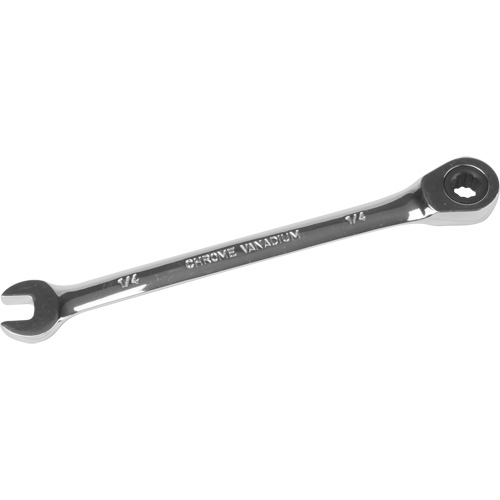 SAE Ratcheting Combination Wrench, 12 Point, 1/4", Chrome Finish Auto Electric Service Ltd.