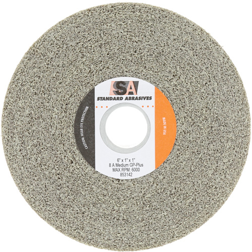 Standard Abrasives General Purpose Plus Wheel, 6" Dia., Medium Grit, Aluminum Oxide Auto Electric Service Ltd.