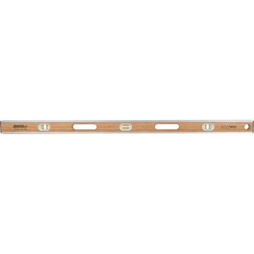 Eco-Tech&reg;  Bamboo Level, I-Beam, 48" L, Wood, 3, Non-Magnetic Auto Electric Service Ltd.