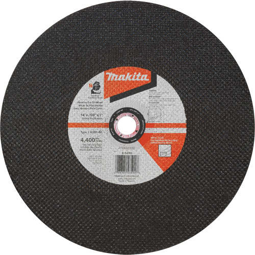Abrasive Cut-Off Wheel, 14" x 3/32", 1" Arbor, Type 1, Aluminum Oxide, 4400 RPM Auto Electric Service Ltd.