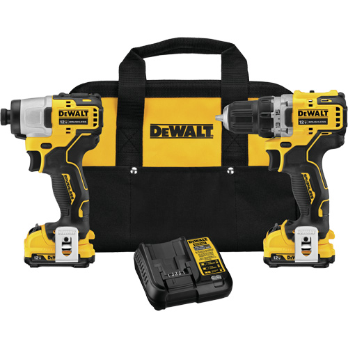 Xtreme Brushless Drill & Impact Driver Kit, Lithium-Ion, 12 V Auto Electric Service Ltd.