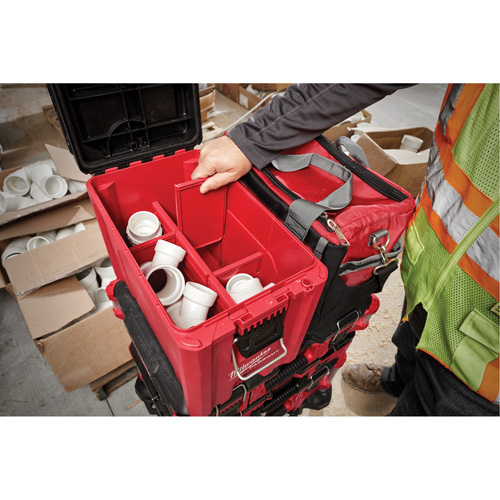Packout Compact Tool Box, 10" x 16-1/5" x 13", Black/Red Auto Electric Service Ltd.