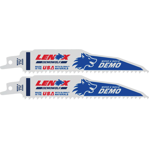 Demolition Reciprocating Saw Blade, Bi-Metal, 6 TPI, 6" L x 1" W Auto Electric Service Ltd.