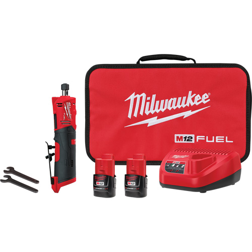 Trousse meuleuse droite M12 Fuel, 1/4" collet, 12 V, Lithium-ion Auto Electric Service Ltd.
