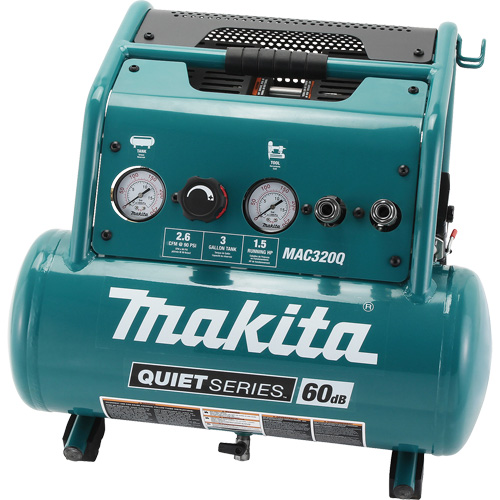 Quiet Series Air Compressor, Electric, 3 Gal (3.6 US Gal), 135 PSI, 120/1 V Auto Electric Service Ltd.