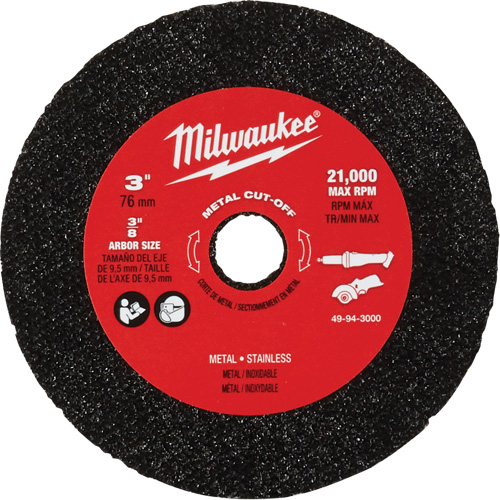 Metal Cut Off Wheel, 3" x 0.04", 3/8" Arbor Auto Electric Service Ltd.