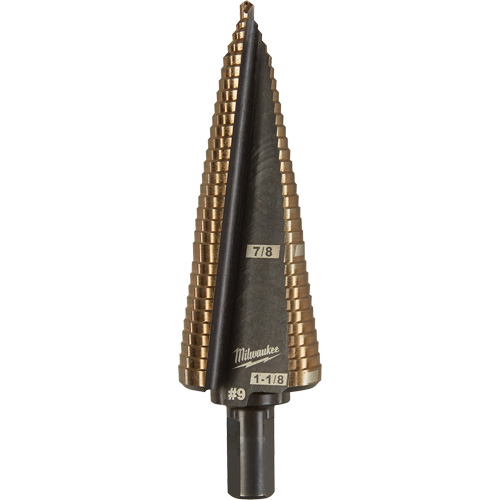 Foret &eacute;tag&eacute;, 7/8"/#9 - #9/1-1/8", Incr&eacute;ments de 1/32", Acier rapide au cobalt Auto Electric Service Ltd.