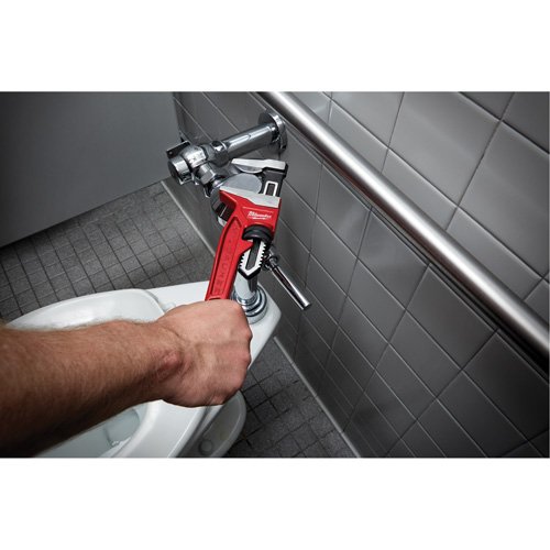 Cl&eacute; &agrave; tuyau &agrave; m&acirc;choires lisses, Cap des m&acirc;choires 2-5/8", Longueur 12", Fini Rev&ecirc;tement en poudre, Prise Ergonomique Auto Electric Service Ltd.