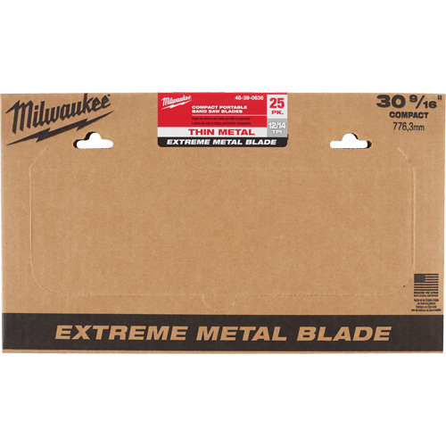 Lames-ruban pour coupes de m&eacute;taux extr&ecirc;mes, Acier rapide, 30-9/16" lo x 1/2" la x &eacute;paisseur 0,02", 12/14 dents par pouce Auto Electric Service Ltd.