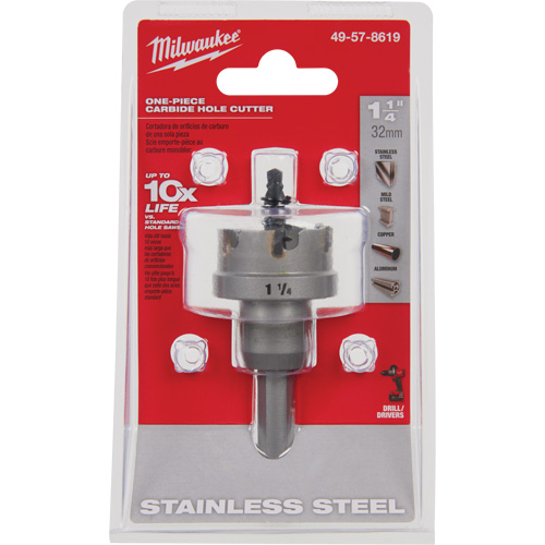 Scies-cloches au carbure monobloc, 1-1/4", Profondeur de la coupe de 3/16" Auto Electric Service Ltd.