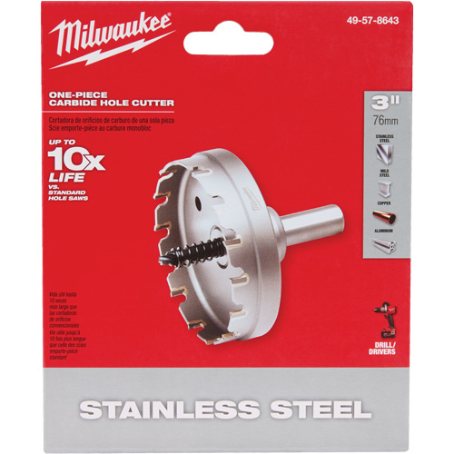 Scies-cloches au carbure monobloc, 3", Profondeur de la coupe de 3/16" Auto Electric Service Ltd.