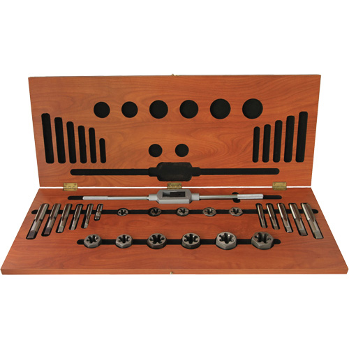 DRILLCO Tap & Round Adjustable Die Set, 38 Pieces Auto Electric Service Ltd.