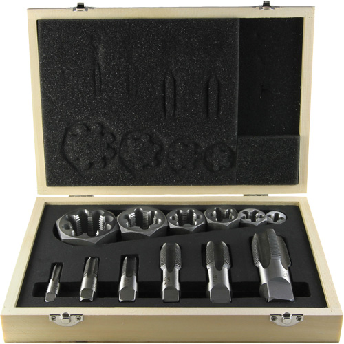 DRILLCO Pipe Tap Set, 12 Pieces Auto Electric Service Ltd.