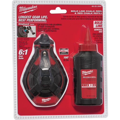 Trousse de cordeau &agrave; craie &agrave; ligne grasse Auto Electric Service Ltd.