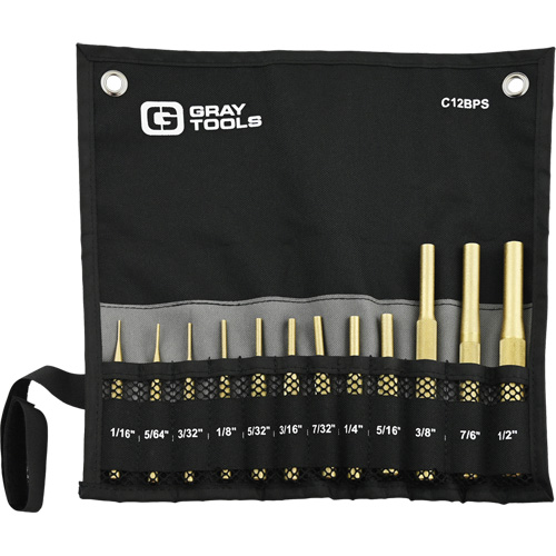 Brass Pin Punch Set, 12 Pieces Auto Electric Service Ltd.