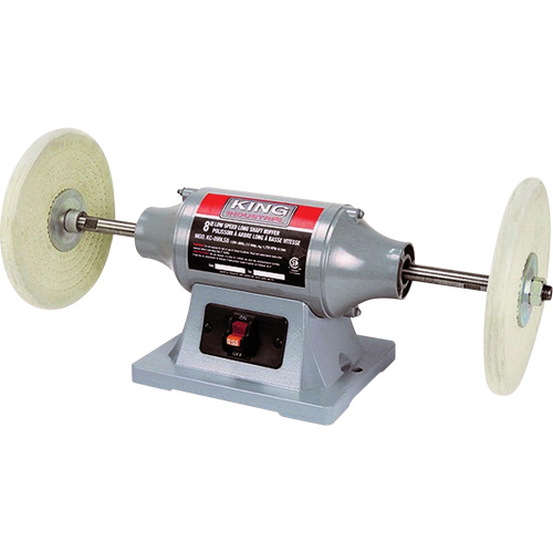 Low-Speed Long Shaft Buffer, 8" Pad, 120 V, 2.5 A, 1750 RPM Auto Electric Service Ltd.