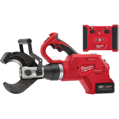 Coupe-c&acirc;ble pour c&acirc;bles souterrains de 3" M18 Force Logic avec t&eacute;l&eacute;commande sans fil Auto Electric Service Ltd.