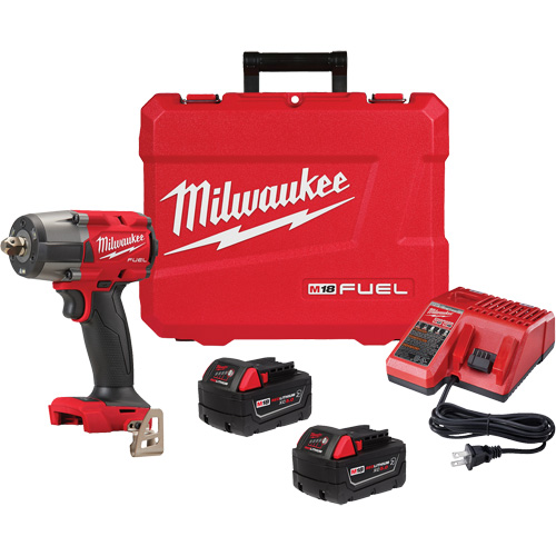 M18 Fuel Mid-Torque Impact Wrench with Pin Detent Kit, 18 V, 1/2" Socket Auto Electric Service Ltd.