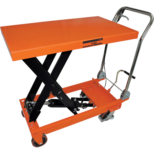 SLC-1100 SLC Series Hydraulic Scissor Lift Cart, 39" L x 21" W, 1100 lbs. Cap. Auto Electric Service Ltd.