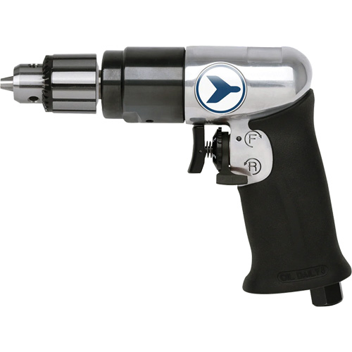AD38VSRK Variable Speed Air Drill, 6 CFM, 1/4" NPT, 82 dBA, 3/8" Chuck, Keyed Auto Electric Service Ltd.
