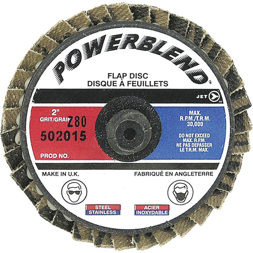 PowerBlend Roll-On Flap Disc, 2" x Type R, Z80 Grit Auto Electric Service Ltd.